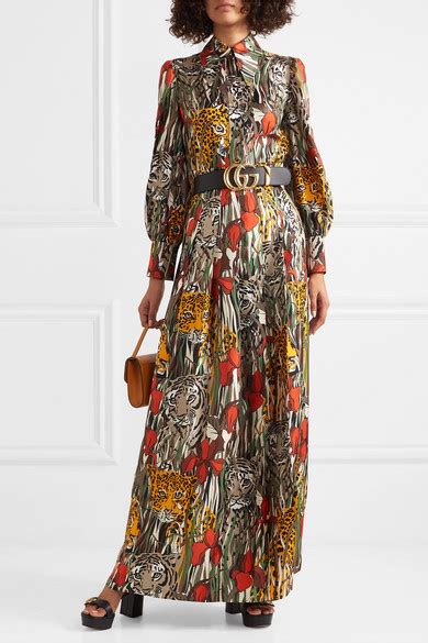 gucci print maxi dress|Gucci maxi dress net a porter.